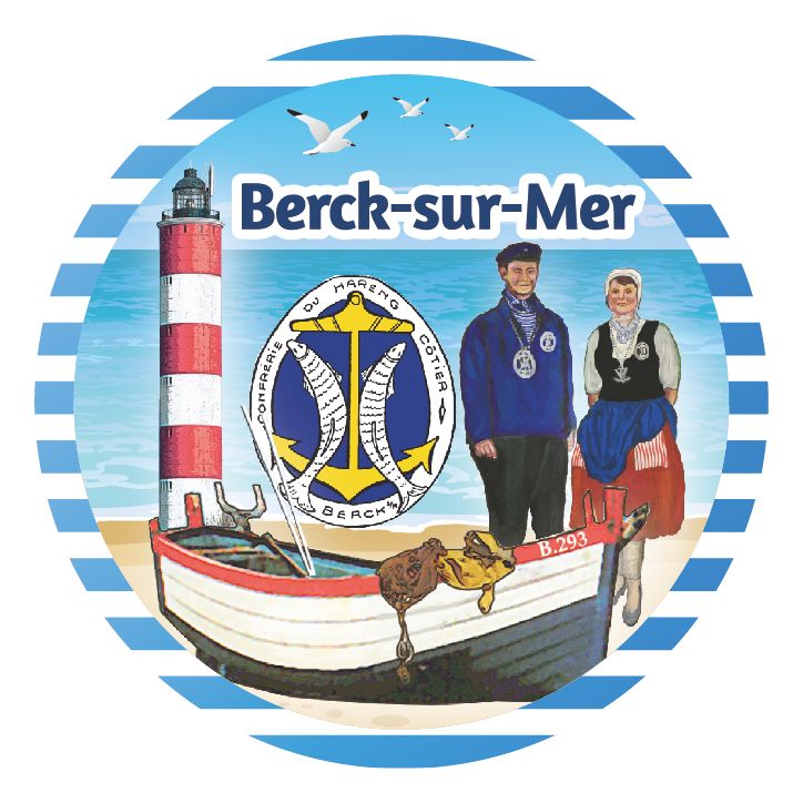 Badge souvenir de la confrérie du hareng de Berck