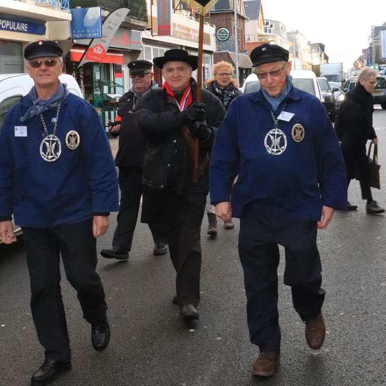 Maurice Miny (père fondateur) en représentation dans sa ville de Berck 